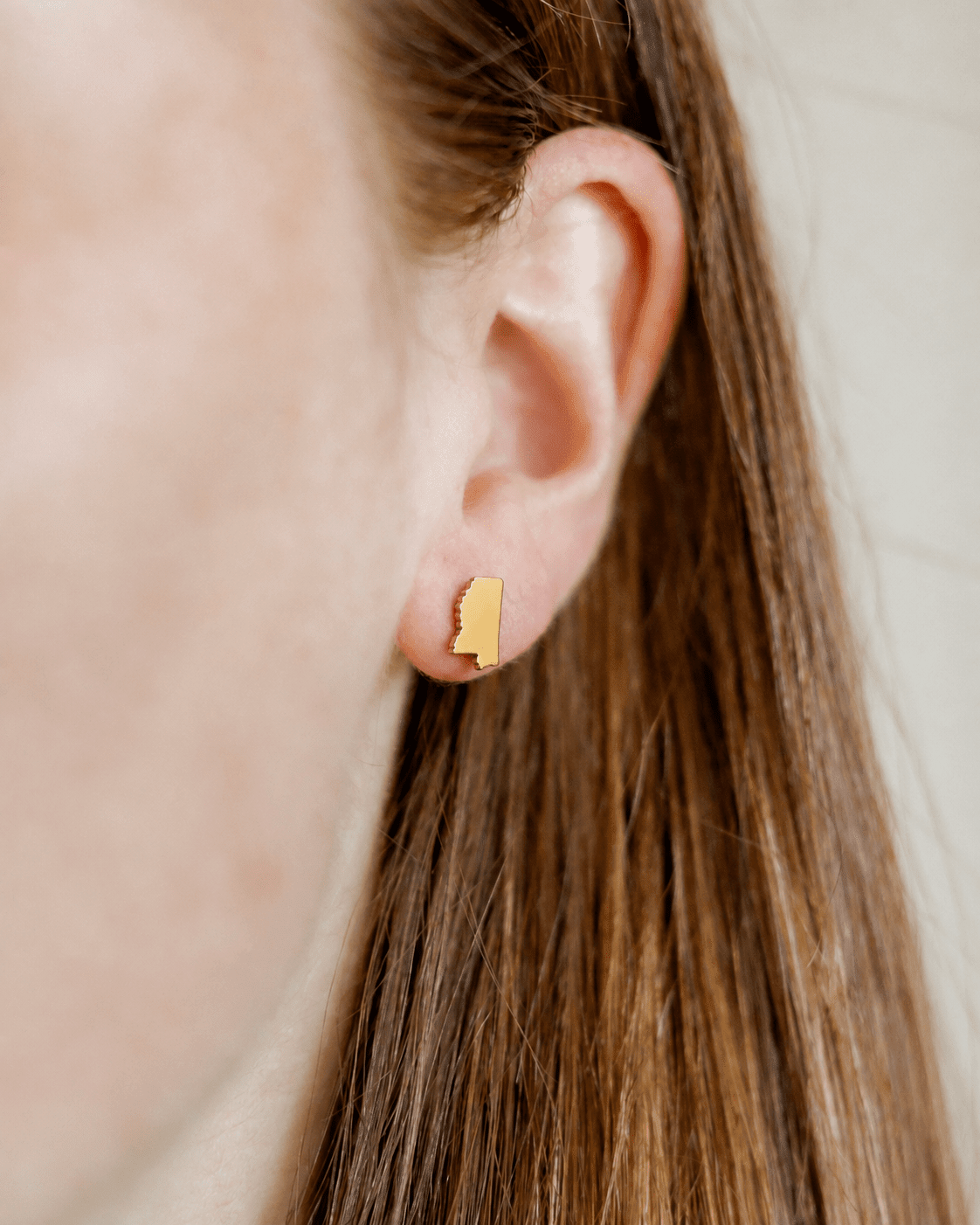 Screwback Stud Earrings - State of Mississippi Gold - Shop LINNY CO