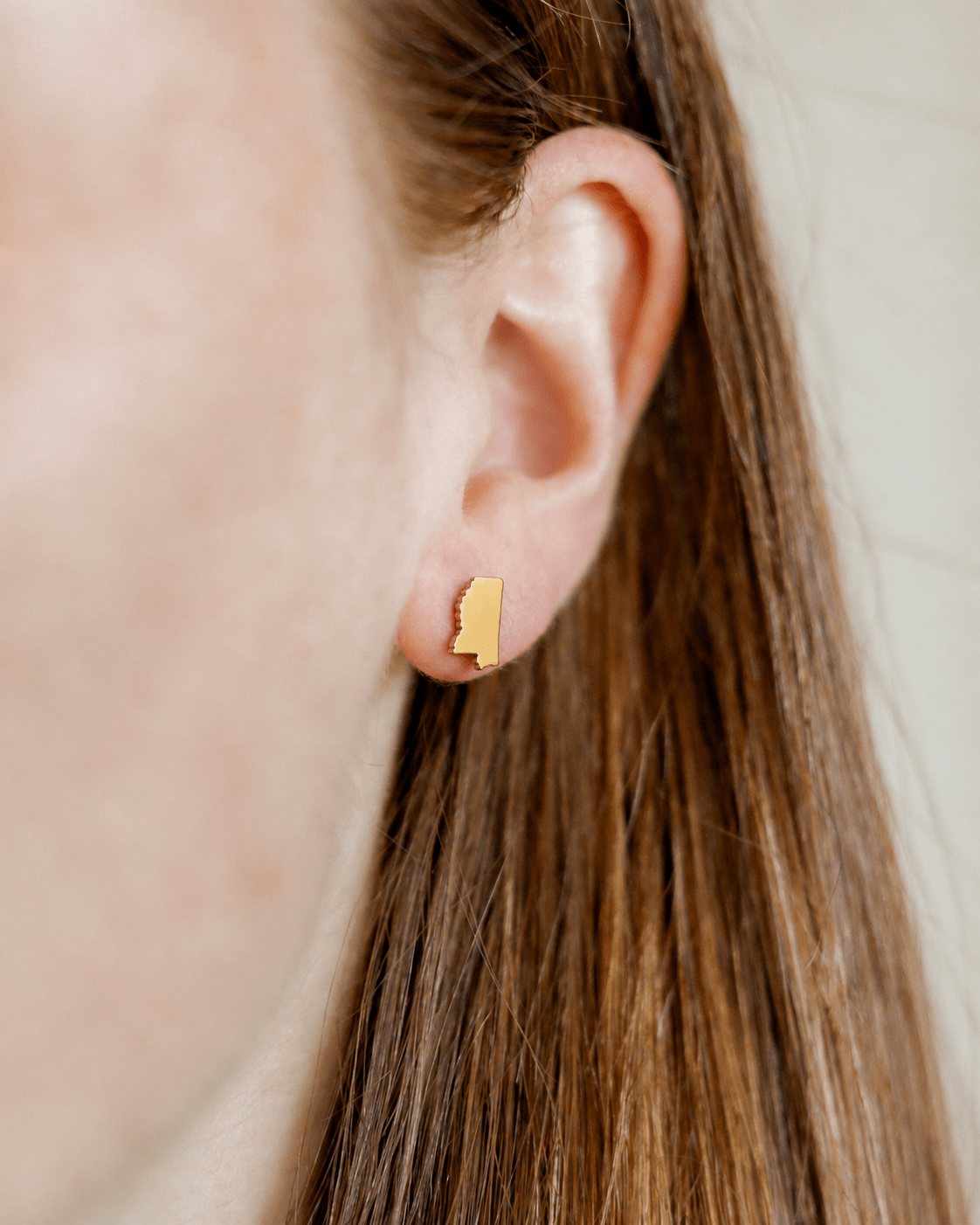 Screwback Stud Earrings - State of Mississippi Gold - Shop LINNY CO