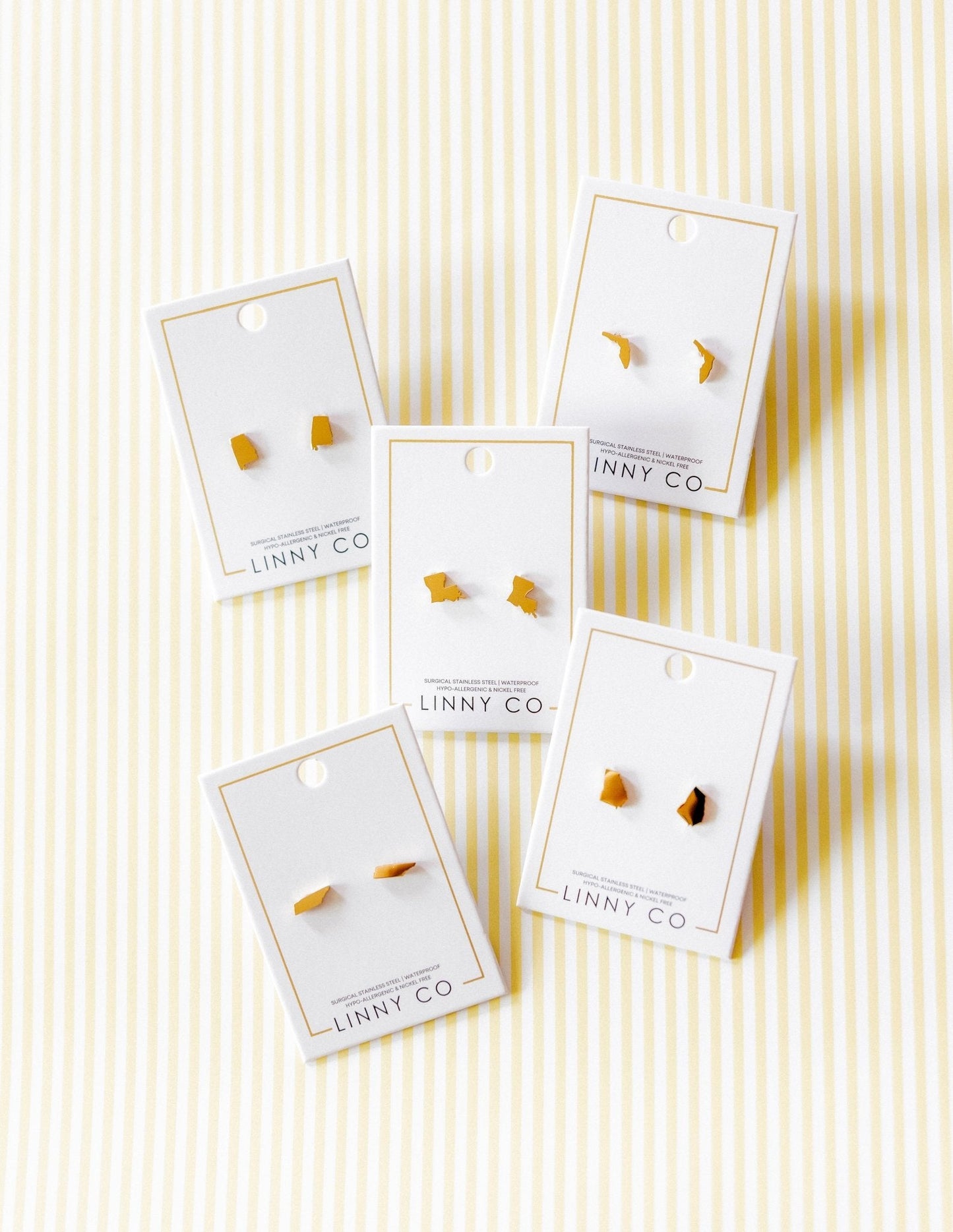 Screwback Stud Earrings - State of Tennessee - LINNY CO WholesaleStuds