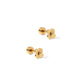 Screwback Stud Earrings - Sweet Clover Gold - Shop LINNY CO