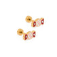 Screwback Stud Earrings - Taffy - Shop LINNY CO