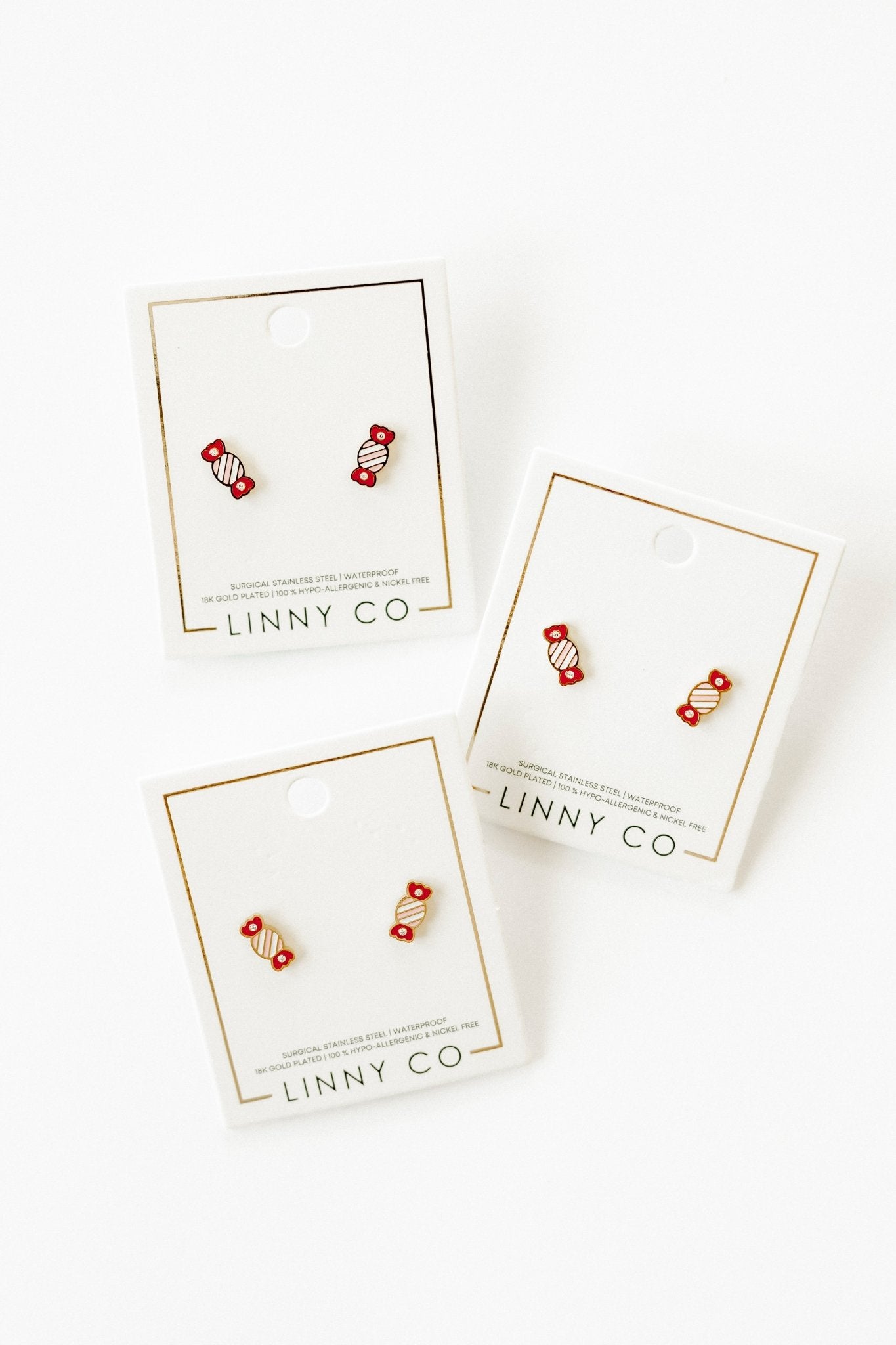 Screwback Stud Earrings - Taffy - Shop LINNY CO