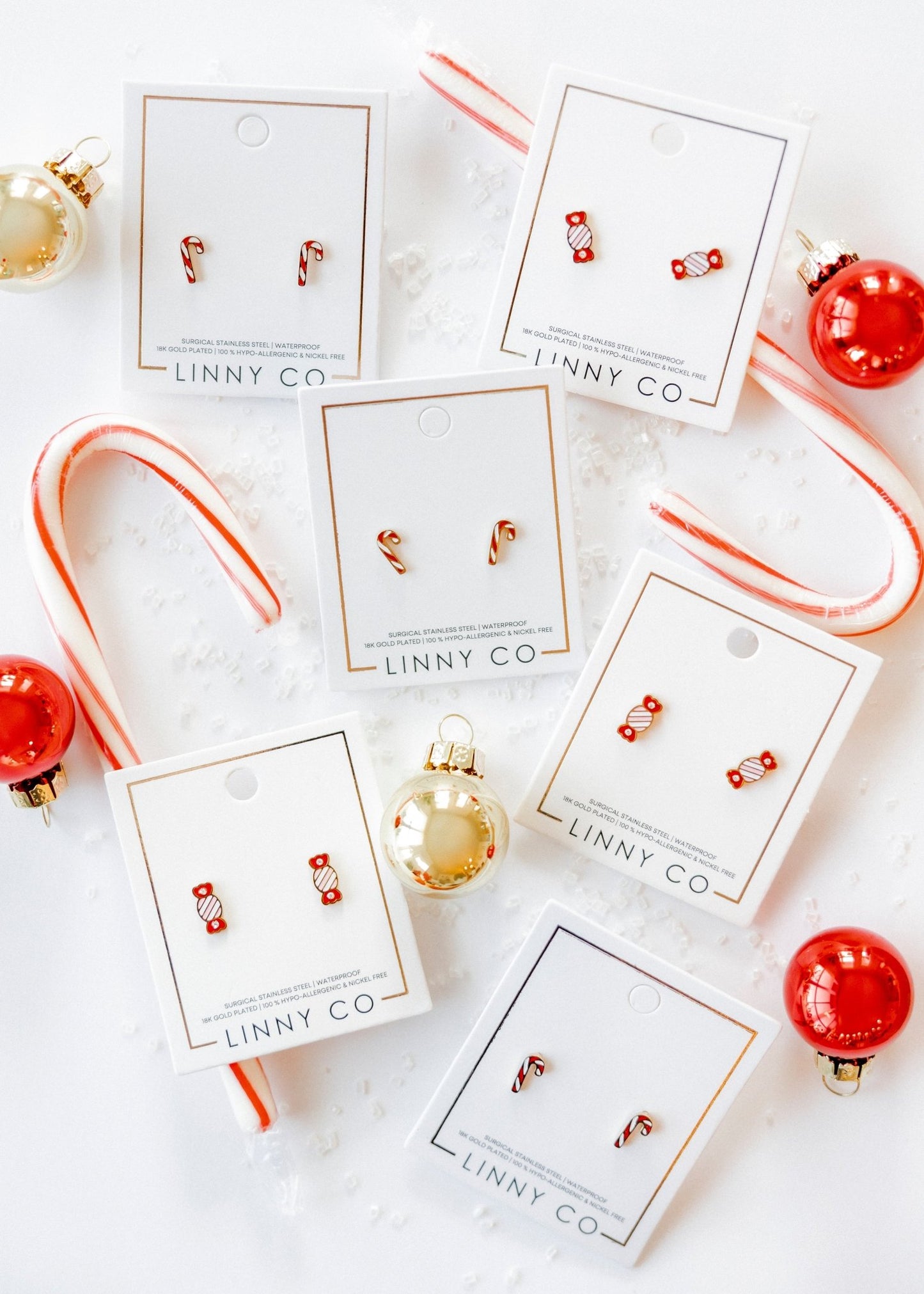 Screwback Stud Earrings - Taffy - Shop LINNY CO