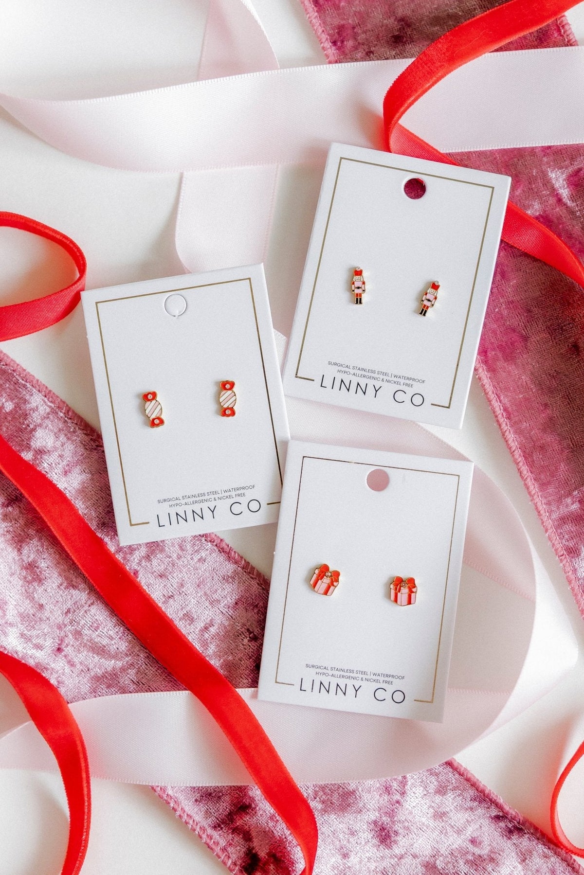 Screwback Stud Earrings - Taffy - Shop LINNY CO