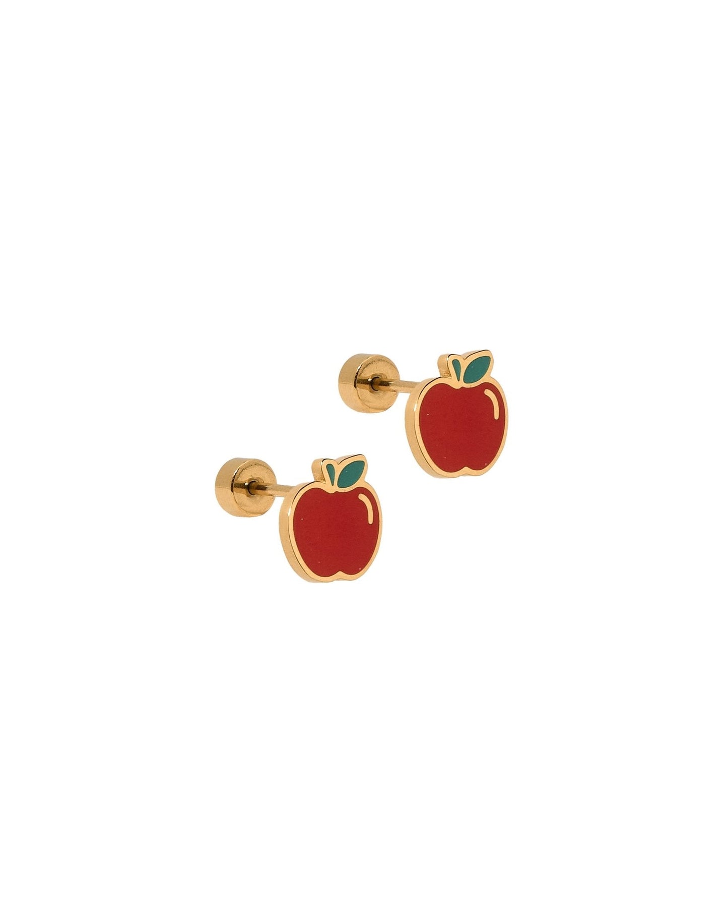 Screwback Stud Earrings - Teacher's Apple - Shop LINNY CO