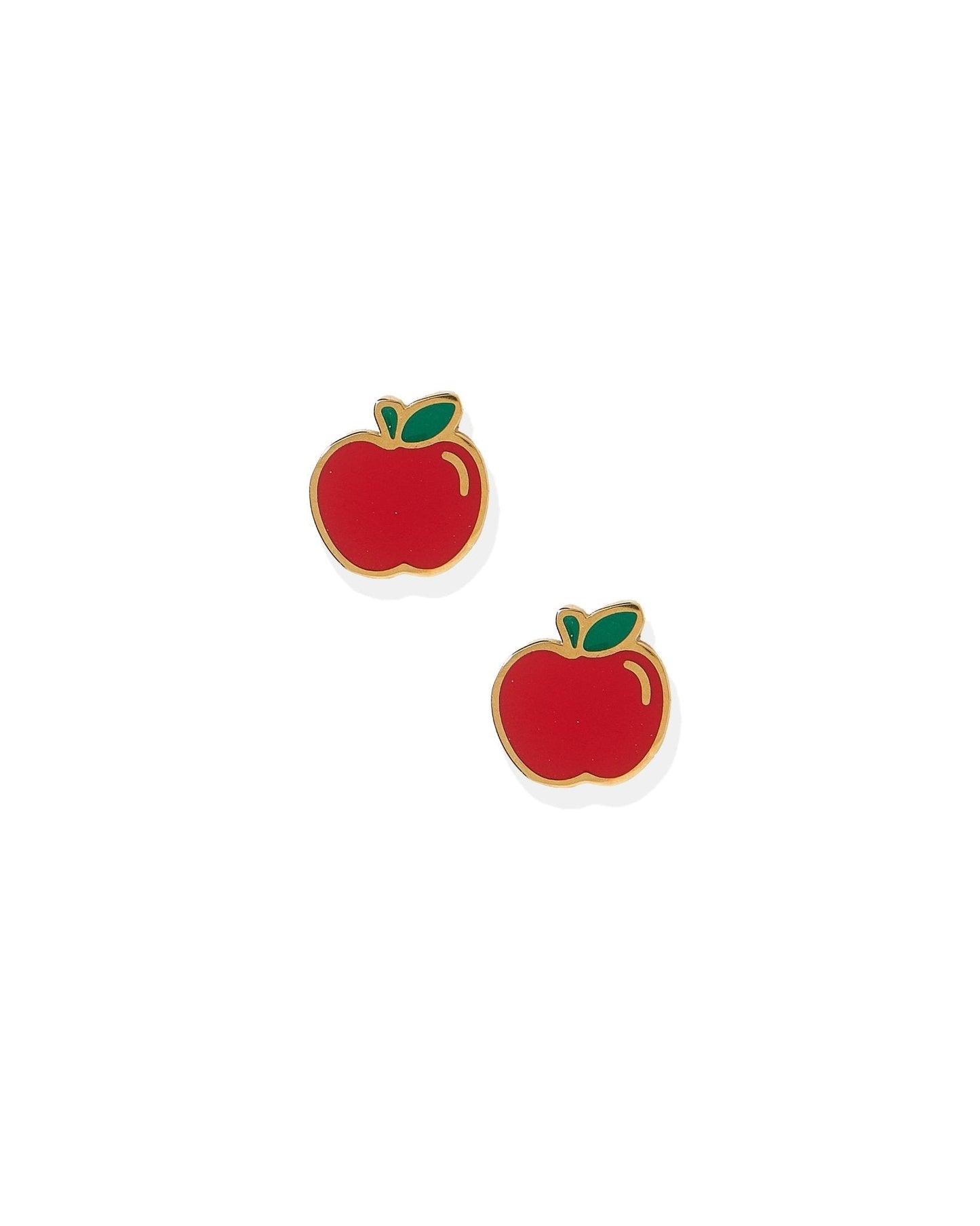 Screwback Stud Earrings - Teacher's Apple - Shop LINNY CO
