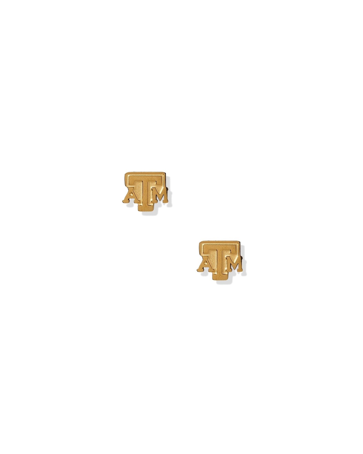 Screwback Stud Earrings - Texas A&M Logo - Shop LINNY CO