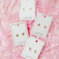 Screwback Stud Earrings - Tulip Pink - Shop LINNY CO