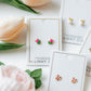 Screwback Stud Earrings - Tulip Pink - Shop LINNY CO