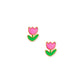 Screwback Stud Earrings - Tulip Pink - Shop LINNY CO