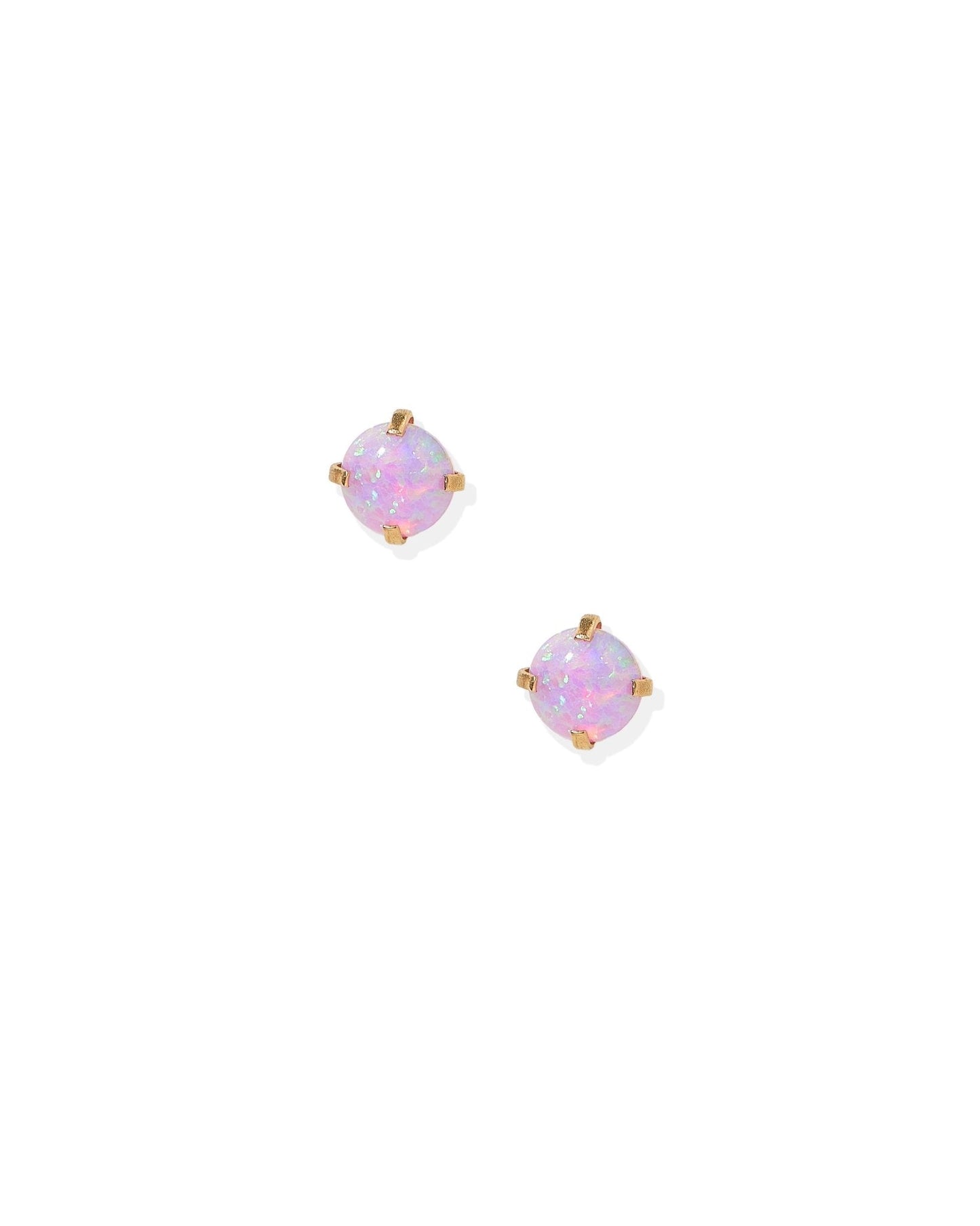 Screwback Stud Earrings - Venus Opal Lilac - Shop LINNY CO