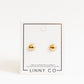 Screwback Stud Earrings - Vera Round 8mm - Shop LINNY CO