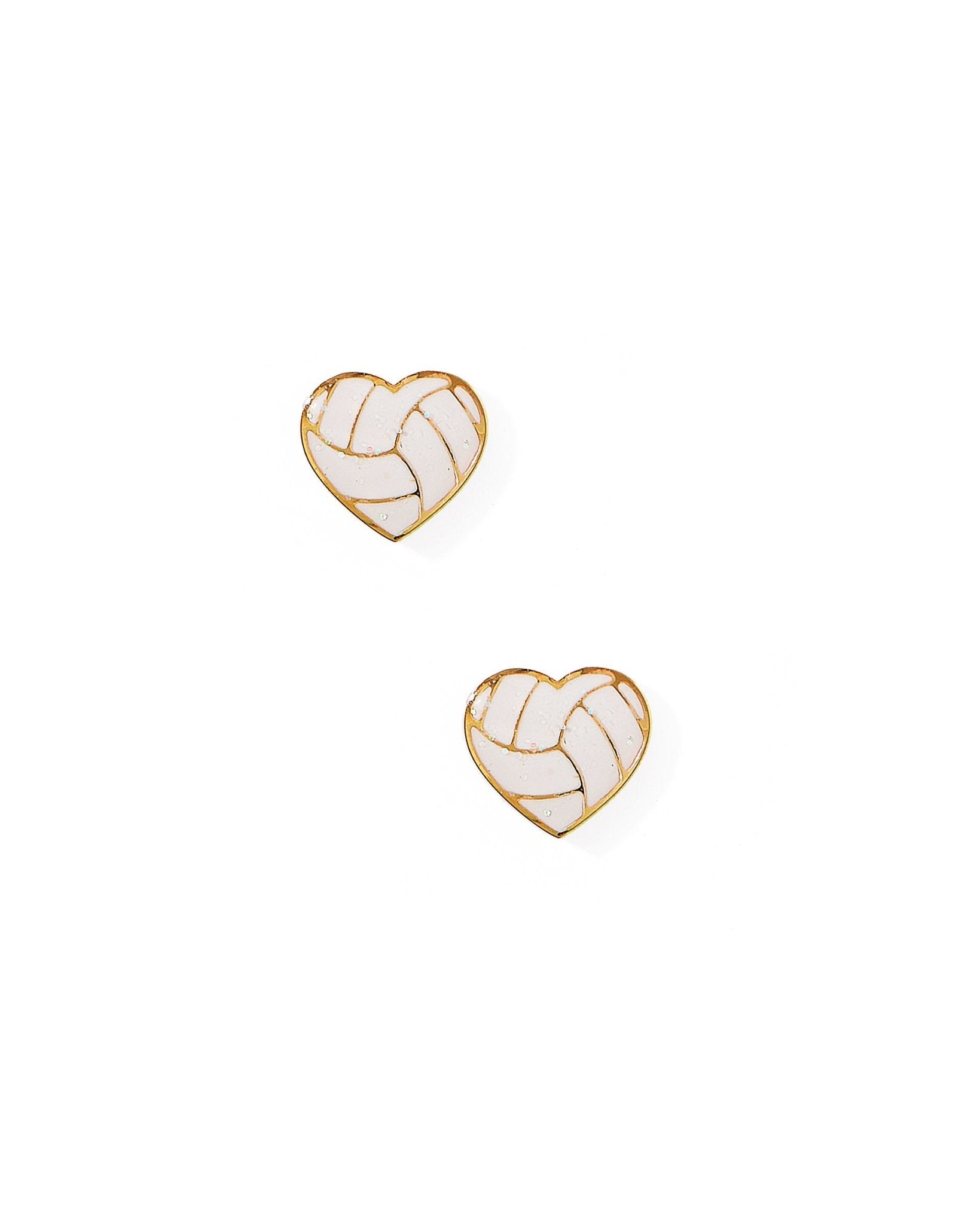 Screwback Stud Earrings - Volleyball - Shop LINNY CO