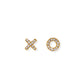 Screwback Stud Earrings - XO - Shop LINNY CO