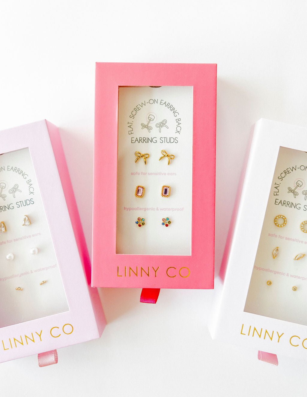 Screwback Stud Gift Set - The Darling Set - Shop LINNY CO