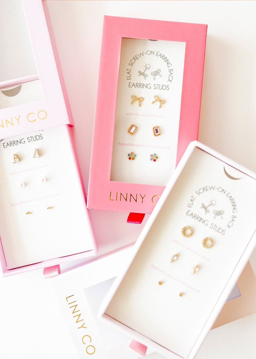 Screwback Stud Gift Set - The Icon Set - Shop LINNY CO