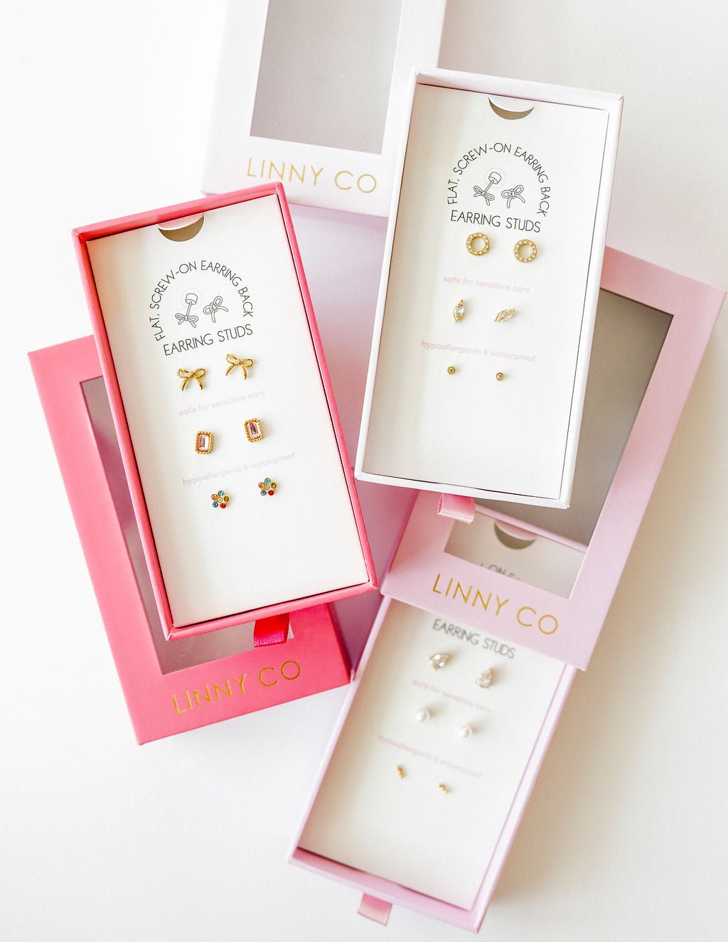 Screwback Stud Gift Set - The Icon Set - Shop LINNY CO