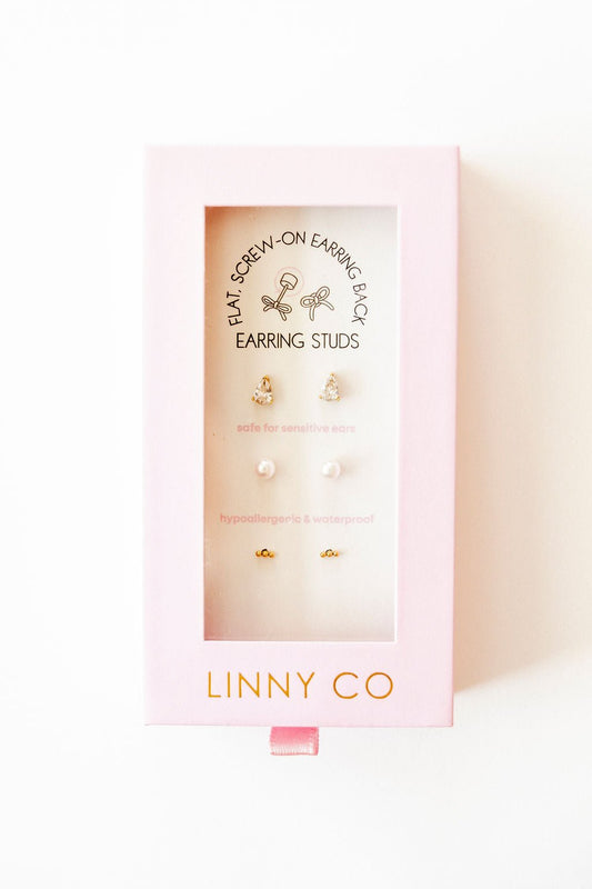 Screwback Stud Gift Set - The Icon Set - Shop LINNY CO