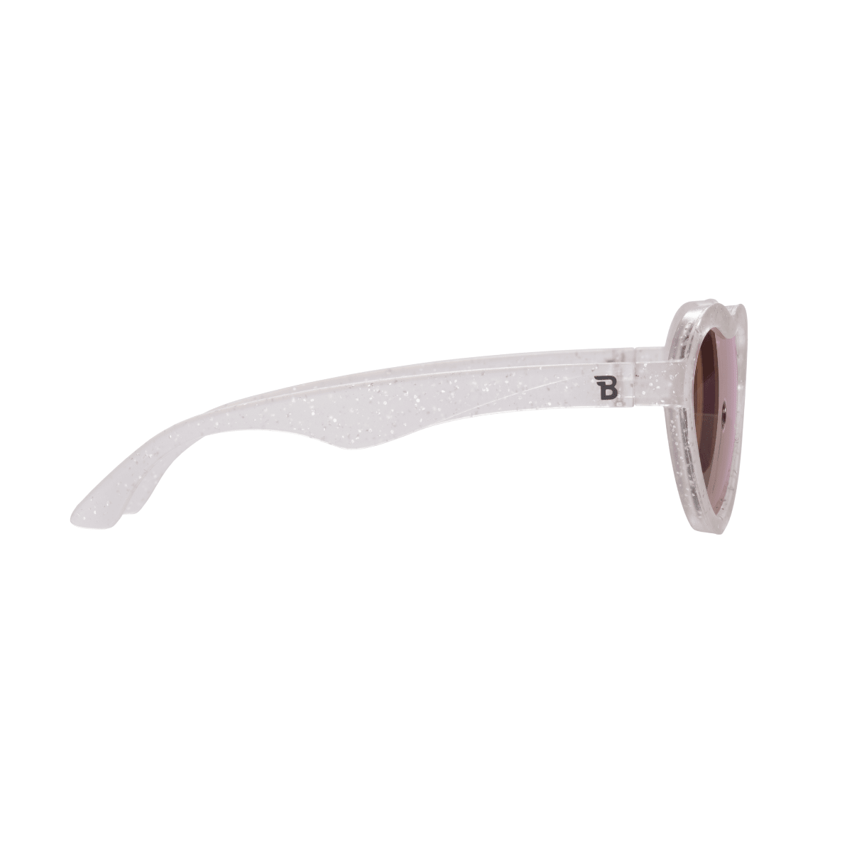 Silver Shimmer Heart | Pink Mirrored Lenses - Shop LINNY CO