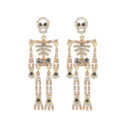 Skeleton Statement Earrings - Shop LINNY CO