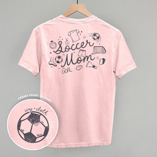 Soccer Mom (Script + Doodles) (Back Print) - Shop LINNY CO