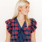 Sophia Bow Earrings - True Red - Shop LINNY CO