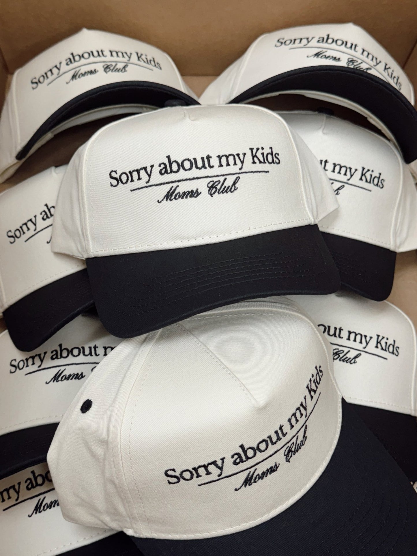 Sorry About My Kids. Vintage Trucker Hat - Shop LINNY CO