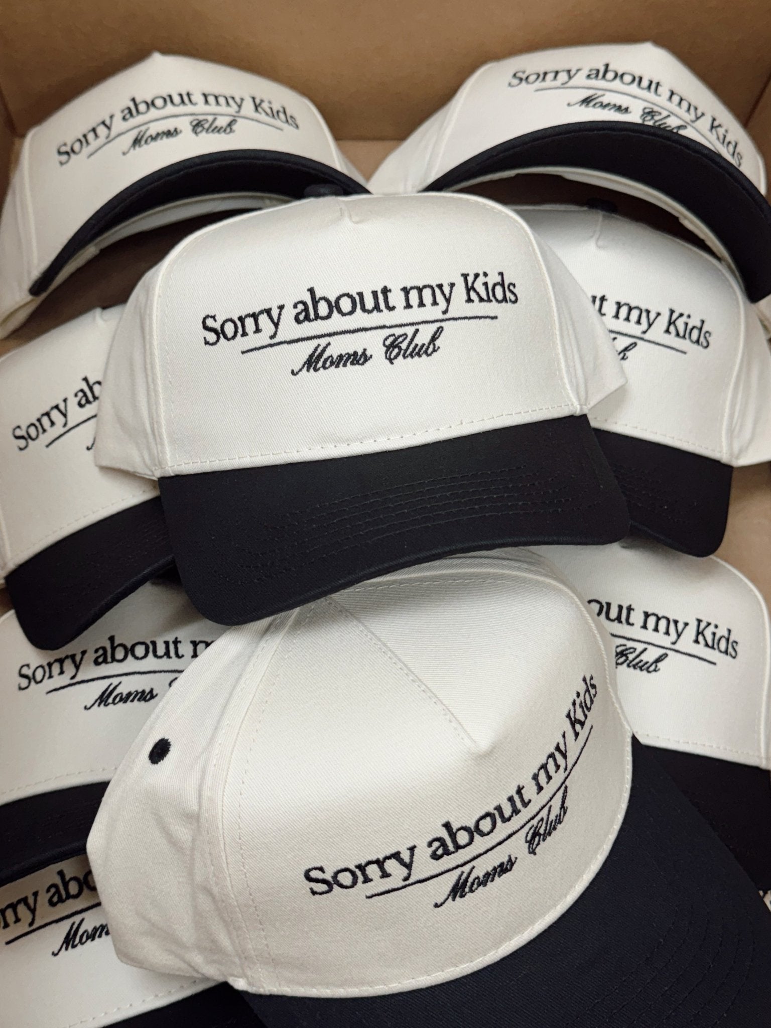 Sorry About My Kids. Vintage Trucker Hat - Shop LINNY CO