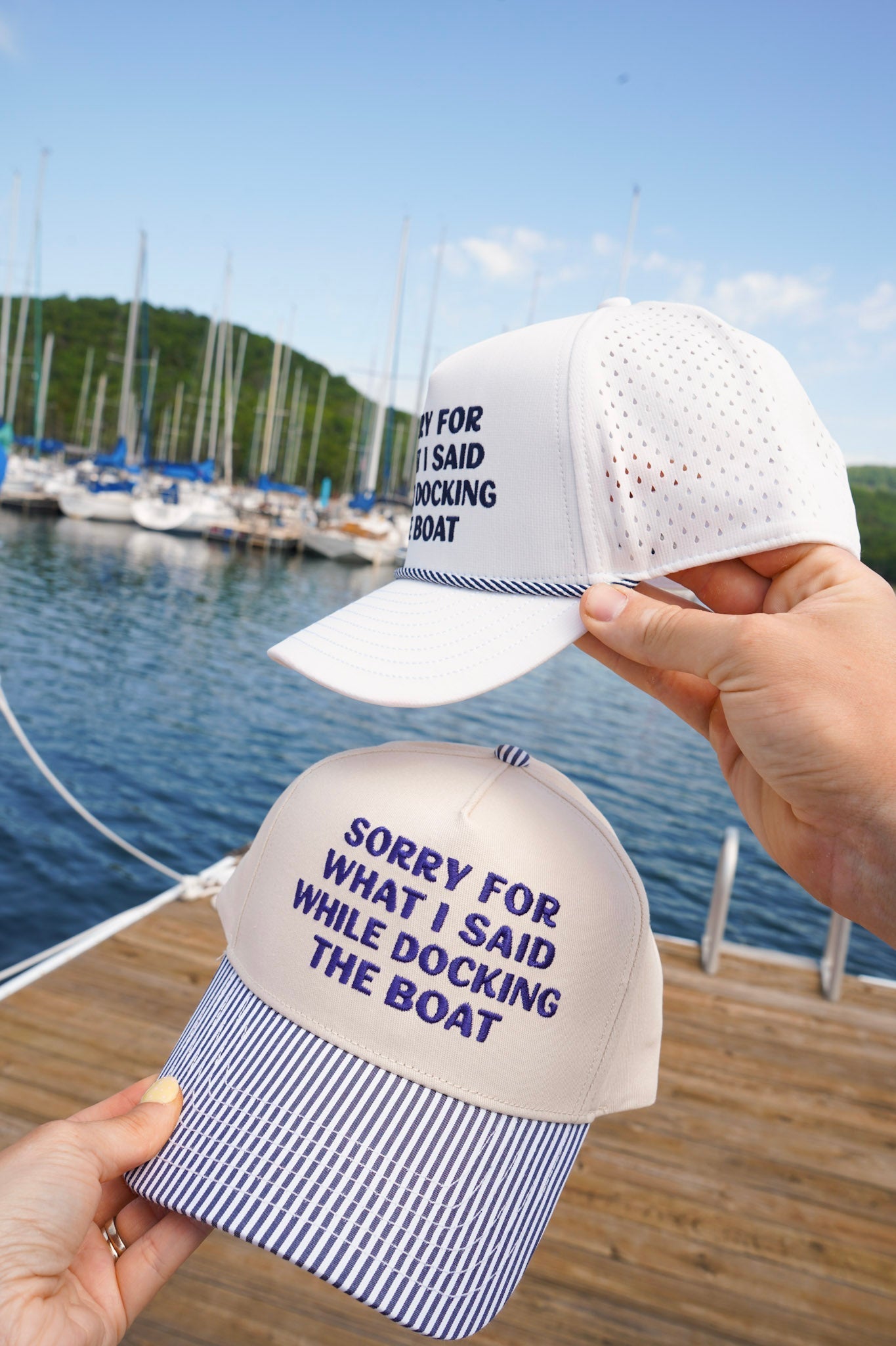 Sorry for What I Said Docking the Boat Hat - Shop LINNY CO