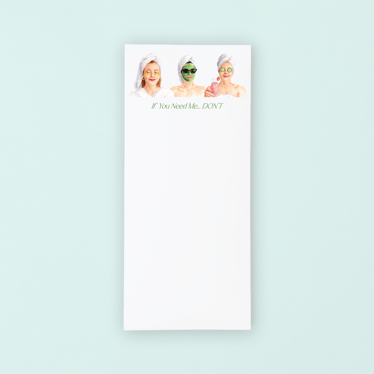 Spa Ladies List Pad - Shop LINNY CO