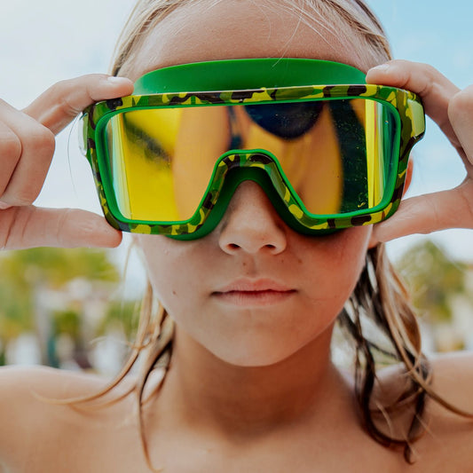 Special Ops Guerilla Green Kids’ Swim Goggles - Shop LINNY CO