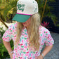 Spicy Marg Social Club - Green Vintage Trucker Hat - Shop LINNY CO