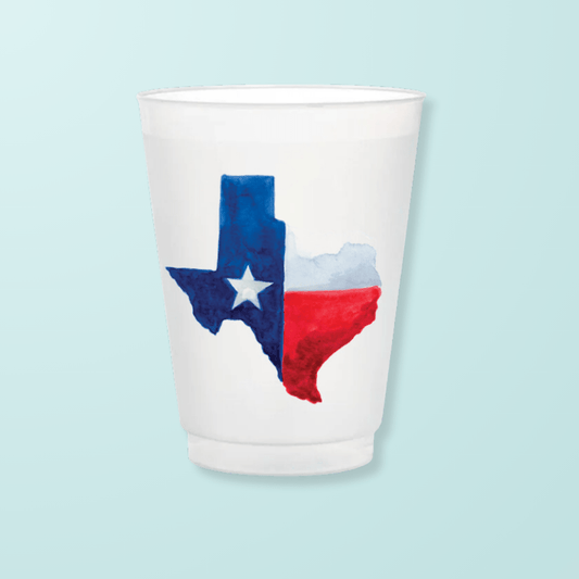 State of Texas Frosted Cups - Shop LINNY CO