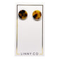 Stella Stud Earrings - Brown Tortoise - Shop LINNY CO