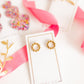 Stud Earrings - Wyatt Large Circle - Shop LINNY CO