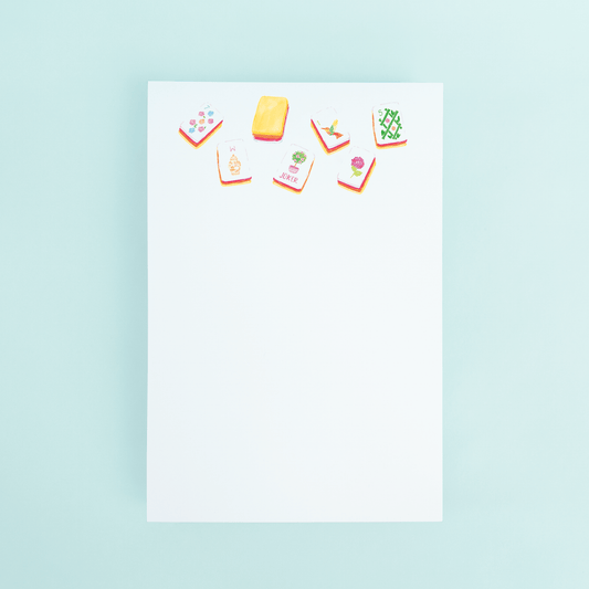Sunset Mahjong Tiles Notepad - Shop LINNY CO