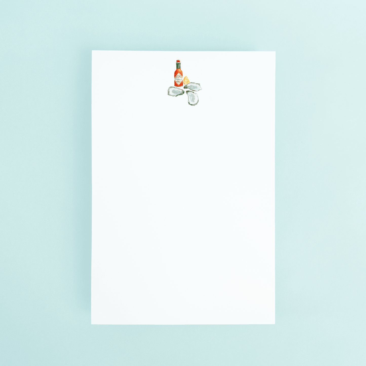 Tabasco And Oysters Notepad - Shop LINNY CO