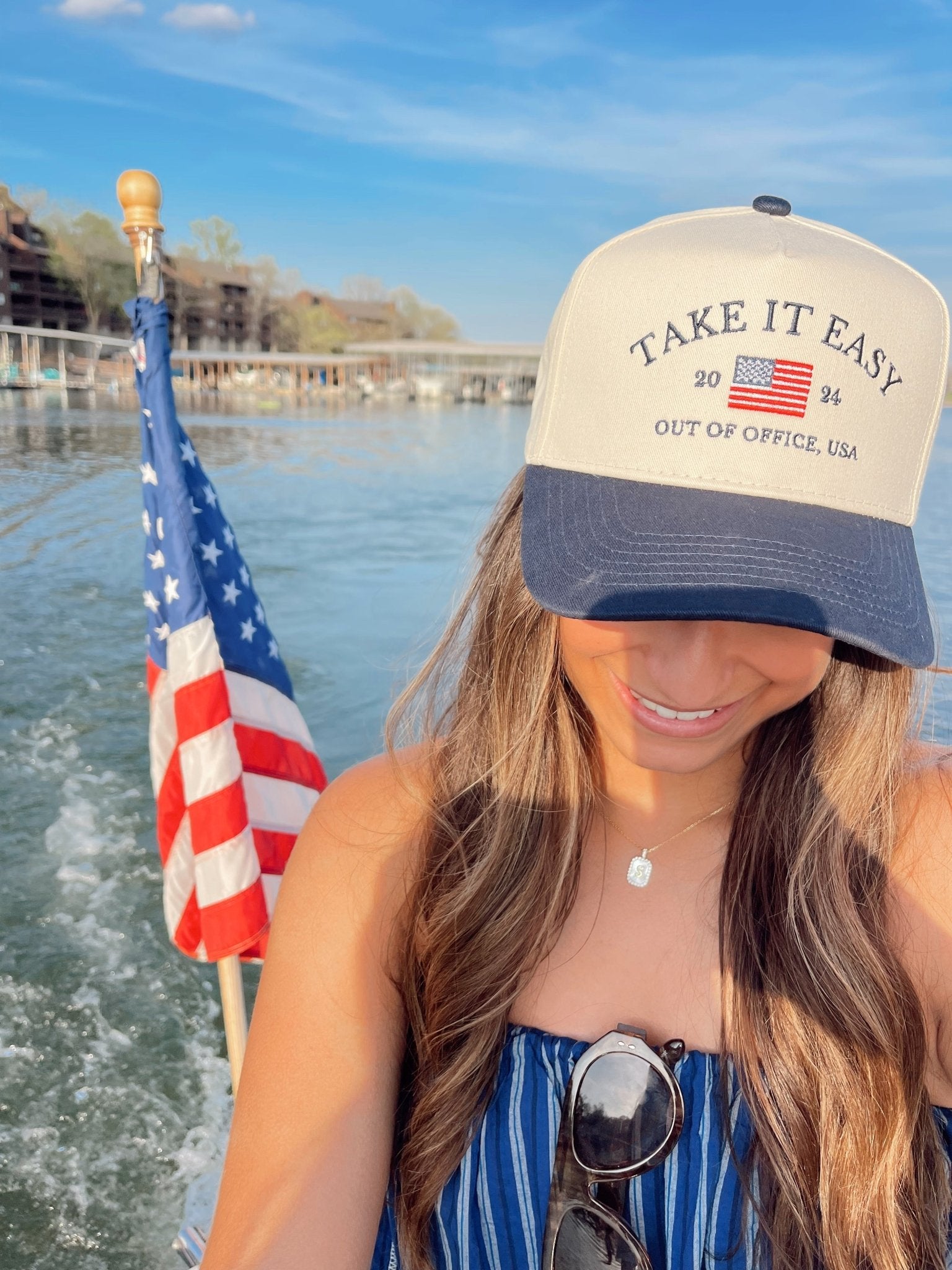 Take it Easy Vintage Trucker Hat - Shop LINNY CO