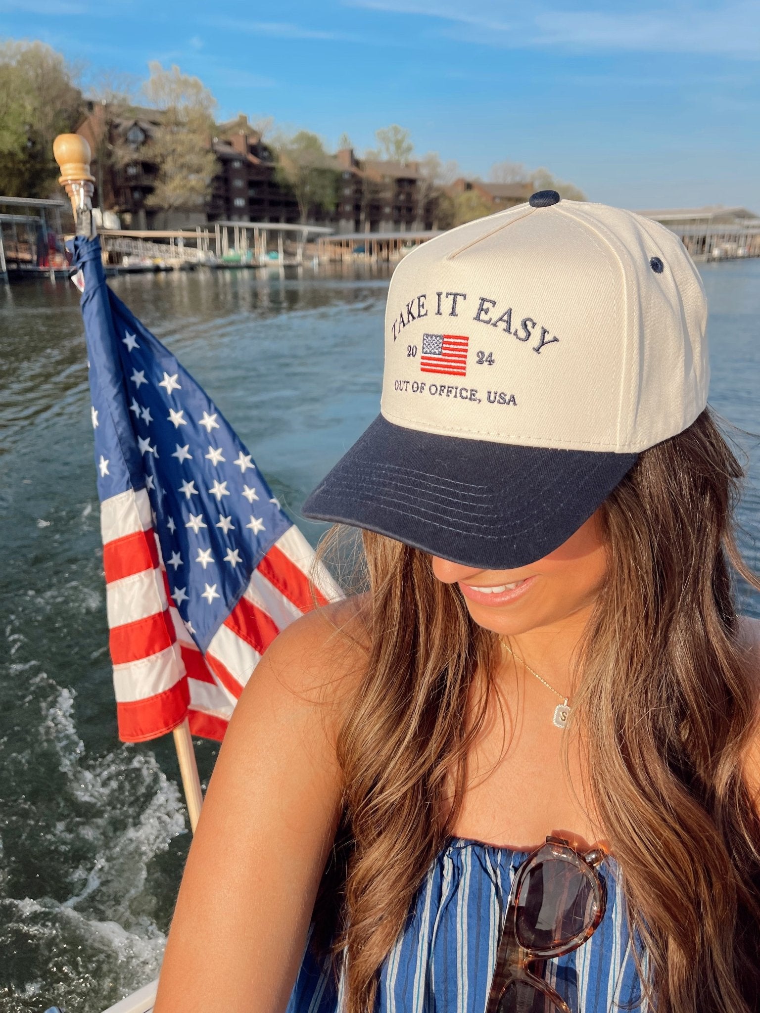Take it Easy Vintage Trucker Hat - Shop LINNY CO