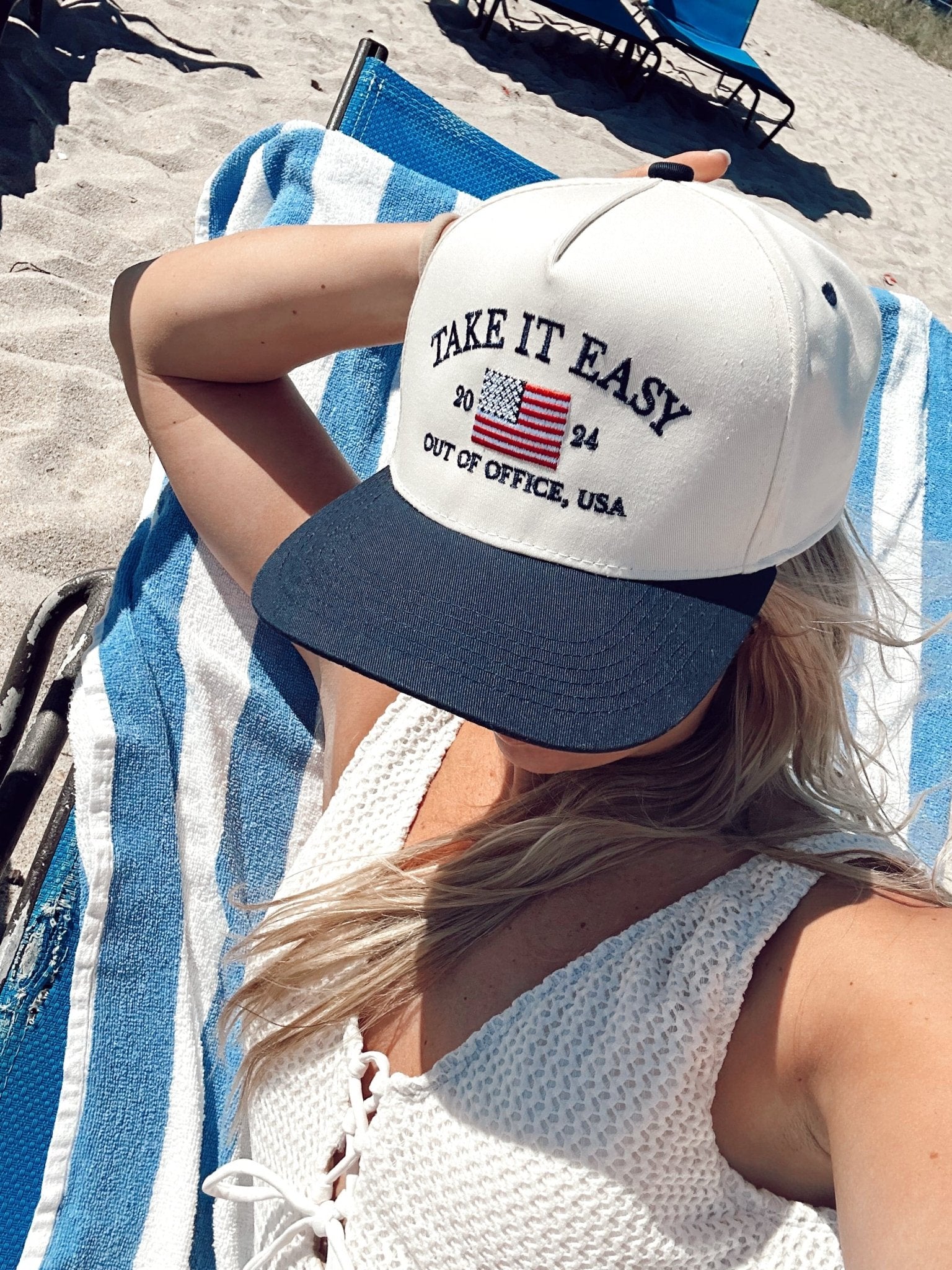 Take it Easy Vintage Trucker Hat - Shop LINNY CO