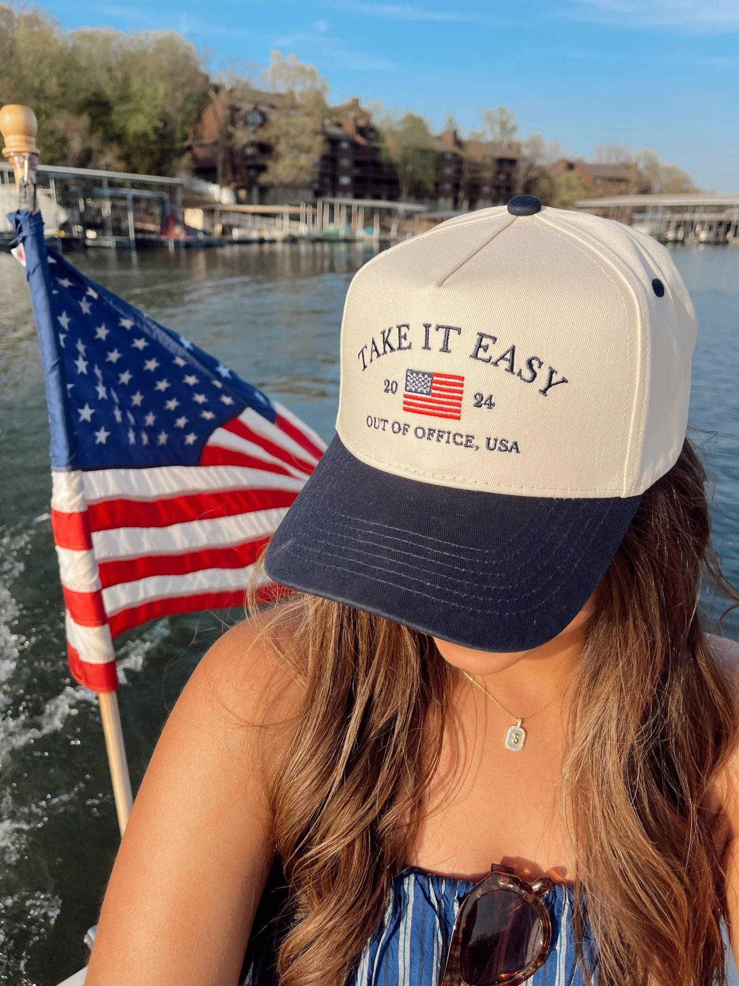 Take it Easy Vintage Trucker Hat - Shop LINNY CO