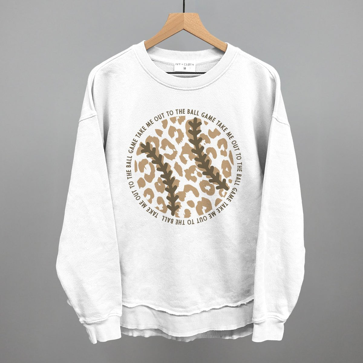 Take Me Out To The Ball Game (Leopard Baseball) - Shop LINNY CO