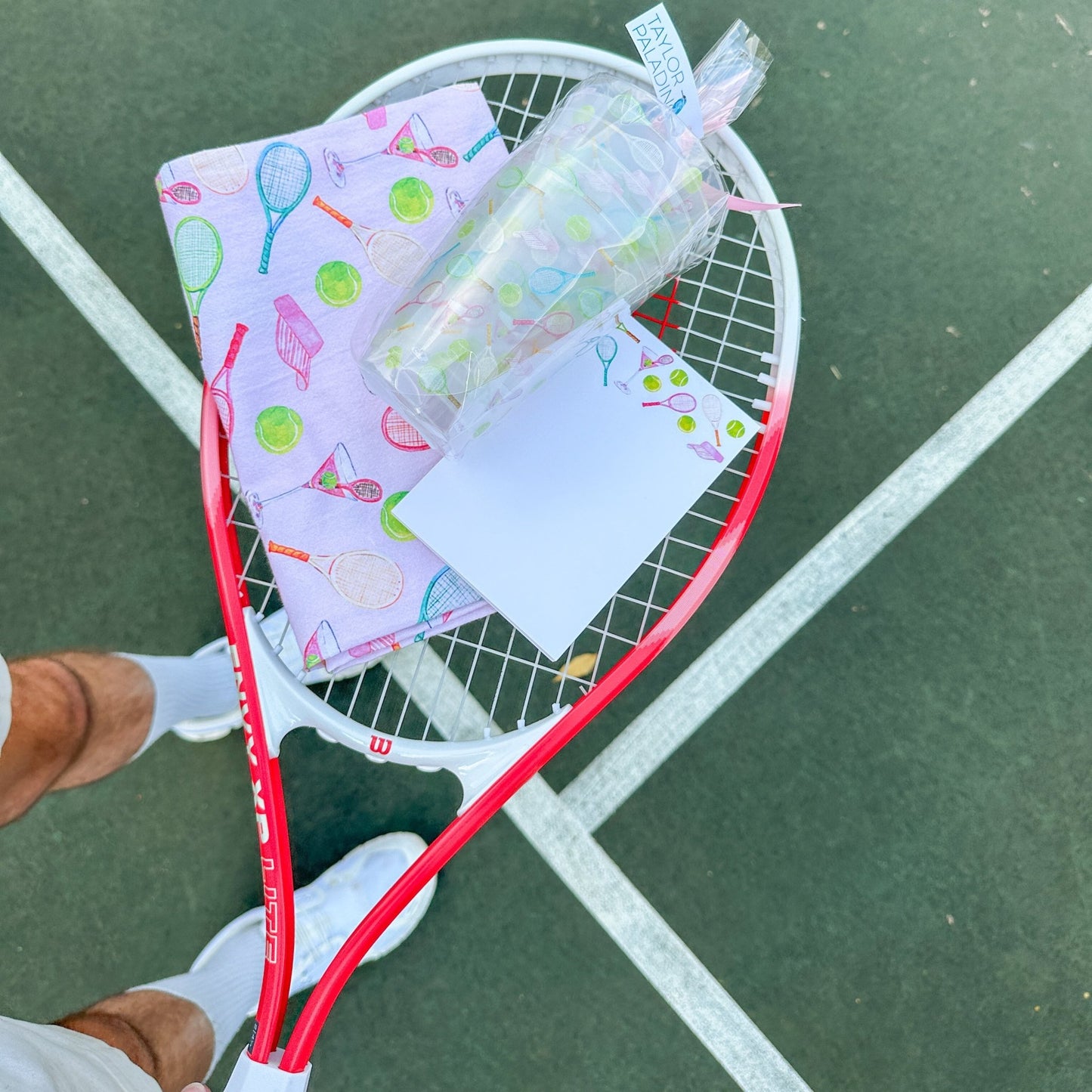 Tennis & Cocktails Pattern Notepad - Shop LINNY CO