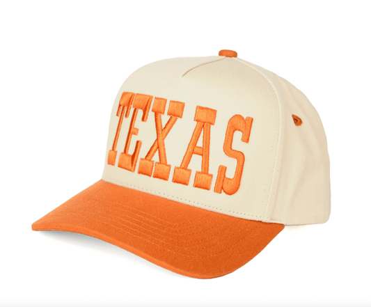 TEXAS Burnt Orange - Vintage Trucker Hat - Shop LINNY CO