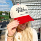 That's a Firstttt Down Vintage Trucker Hat - Red - Shop LINNY CO