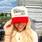 That's a Firstttt Down Vintage Trucker Hat - Red - Shop LINNY CO