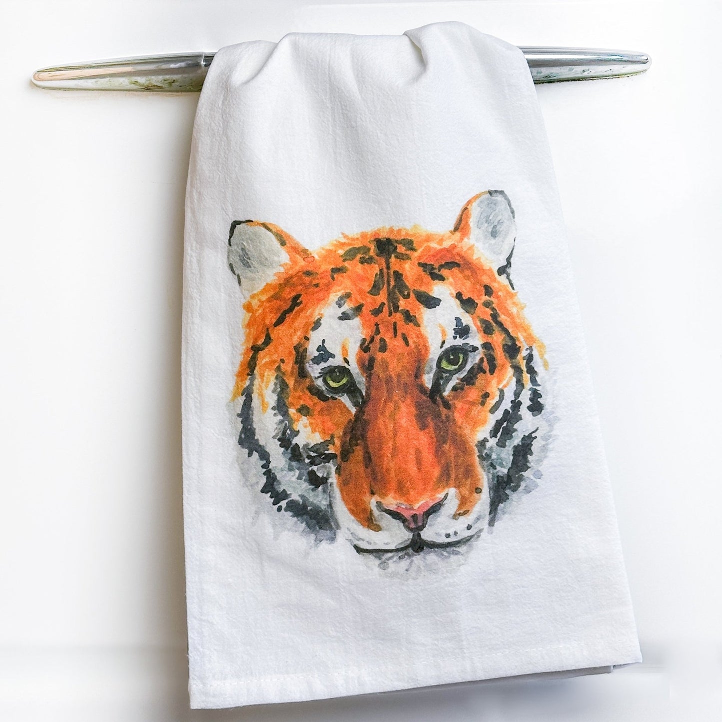 Tiger Face Tea Towel - Shop LINNY CO