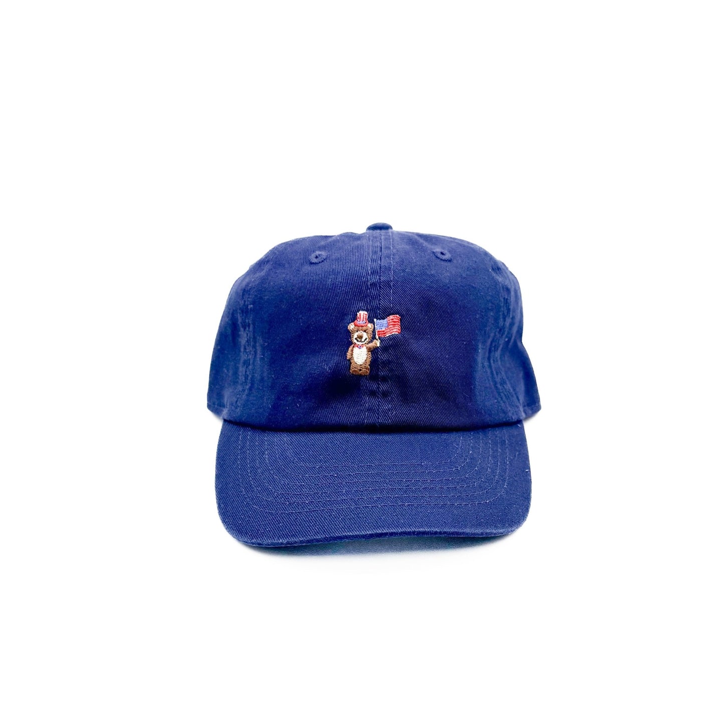 Tiny Patriotic Bear Baseball Hat - Shop LINNY CO