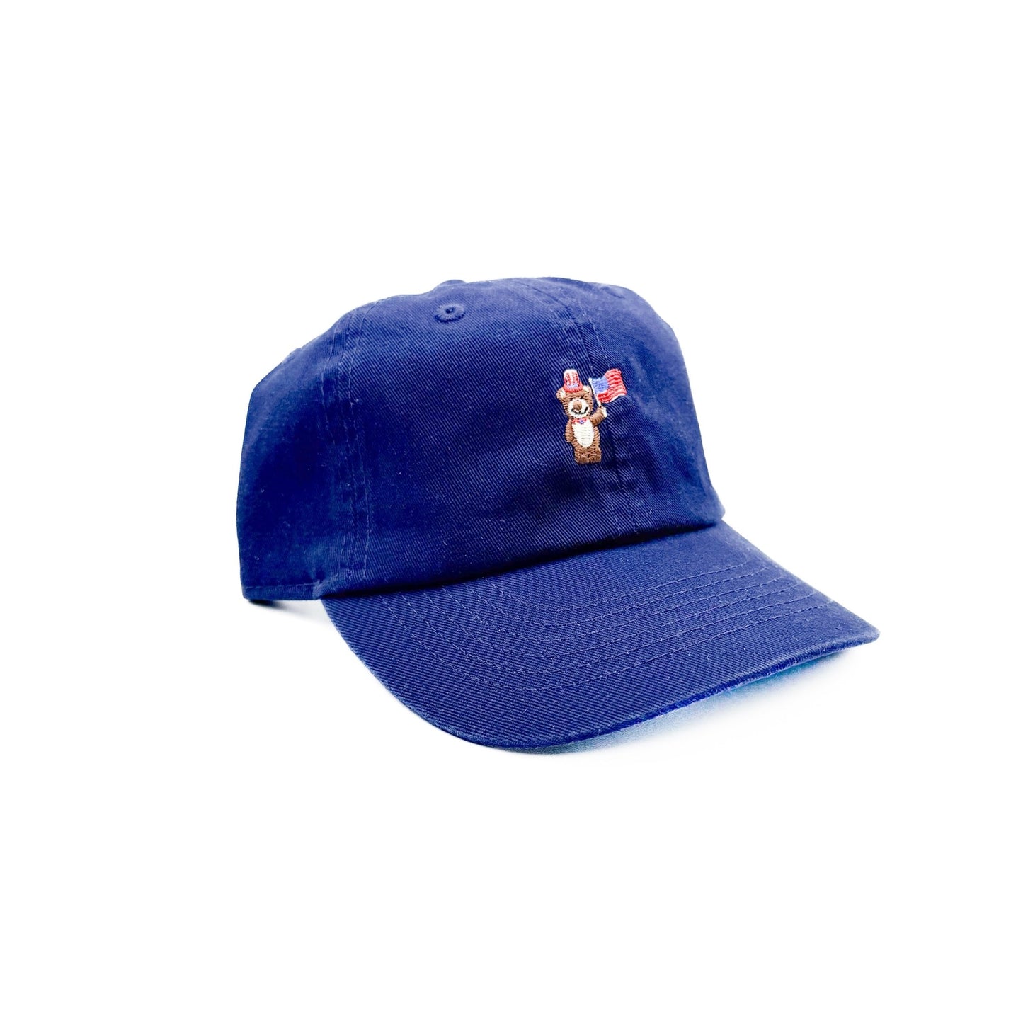 Tiny Patriotic Bear Baseball Hat - Shop LINNY CO