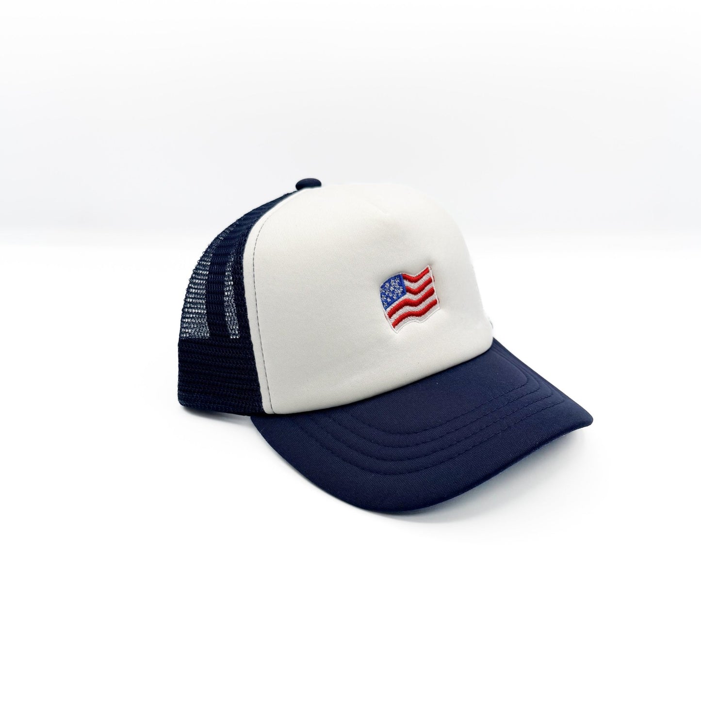 Tiny Waving Flag Trucker Hat - Shop LINNY CO